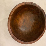 Plat ancien africain en bois exotique