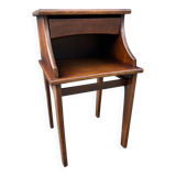 Wooden bedside table with drawer