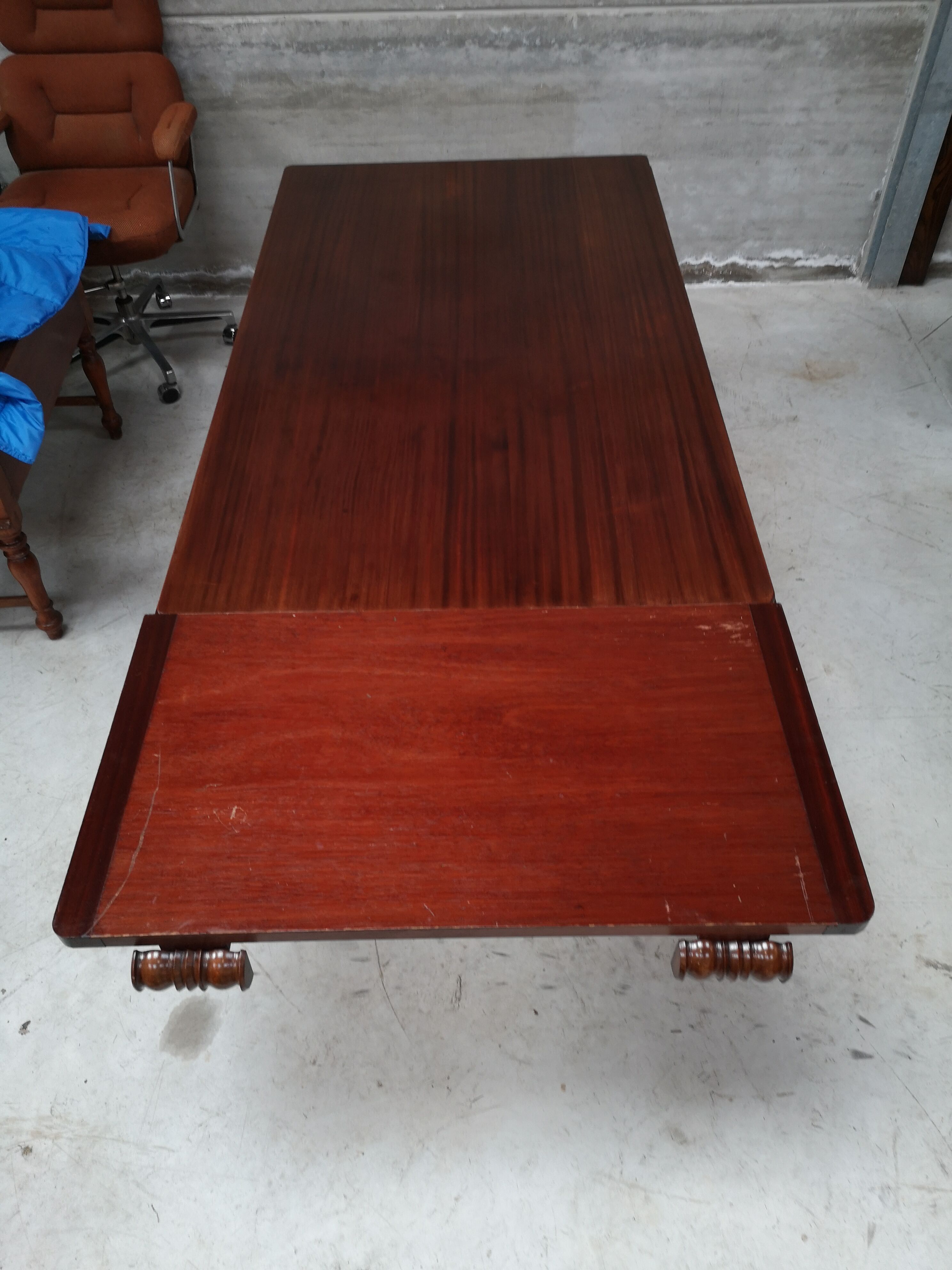 Mahogany desk by Gaston Poisson 1930 1940