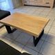 American oak coffee table