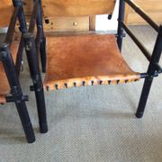 Paire de fauteuils safari