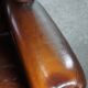Luxurious large sheep leather wingback armchair with beautiful colors and amazing patina