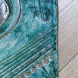 Square ceramic pocket trays Vallauris