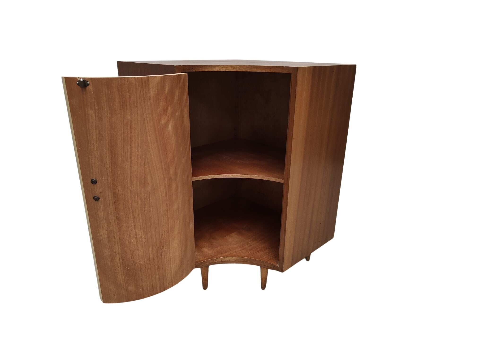 Mid Century corner cabinet
