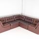 Modular leather sofa
