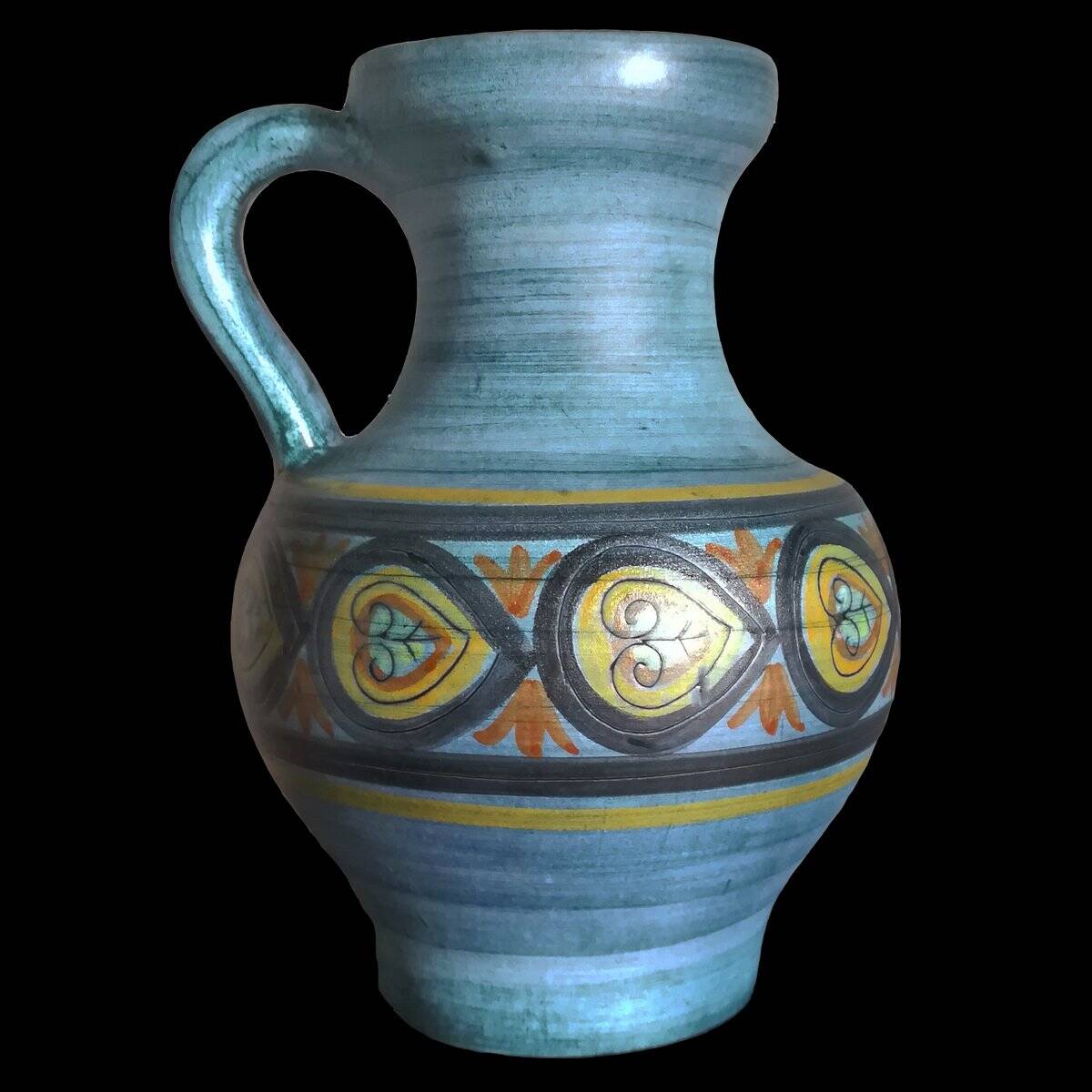 Ceramic vase by Jean De Lespinasse, model F2, France, 1960s