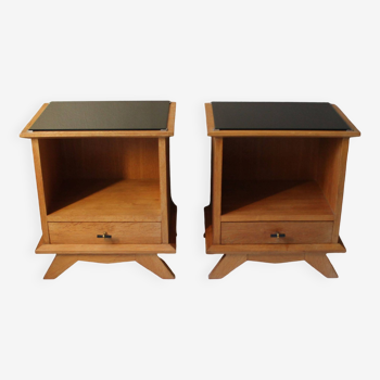 Pair of 50s/60s bedside tables