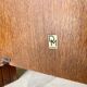 Vintage single art deco wardrobe