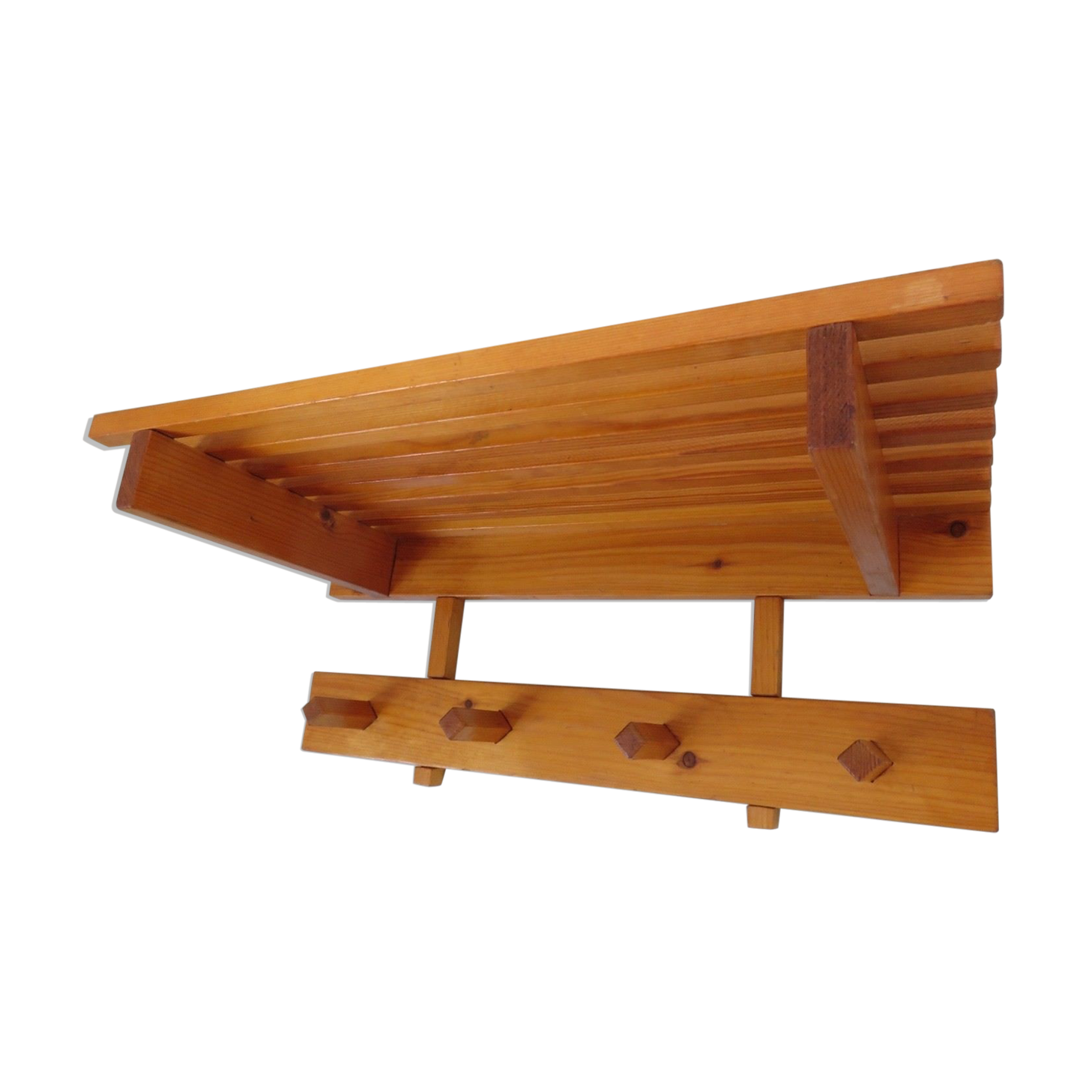 Porte manteau vestiaire scandinave années 70
