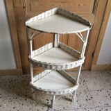 Rattan shelf