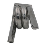 Vintage Chrome Barbed Wire Coathanger