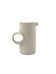 Organic modern white ceramic vase / jug, La Sfera Italy 1980s