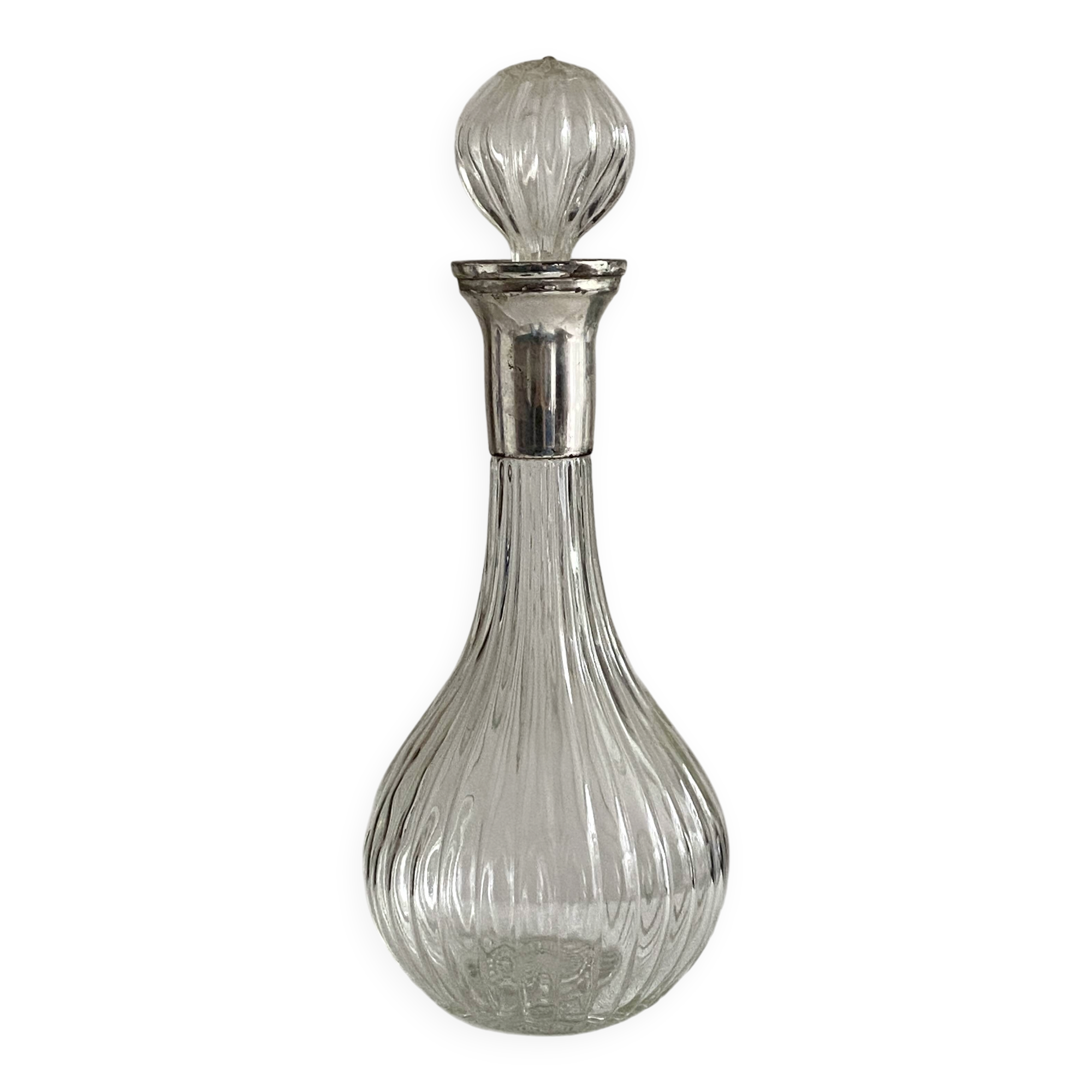 Vintage 1970s crystal decanter
