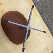 2x Fritz Hansen Egg Chair +1x Ottoman in Cognac leather NIEUW!!