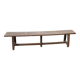 Rustic wooden bench