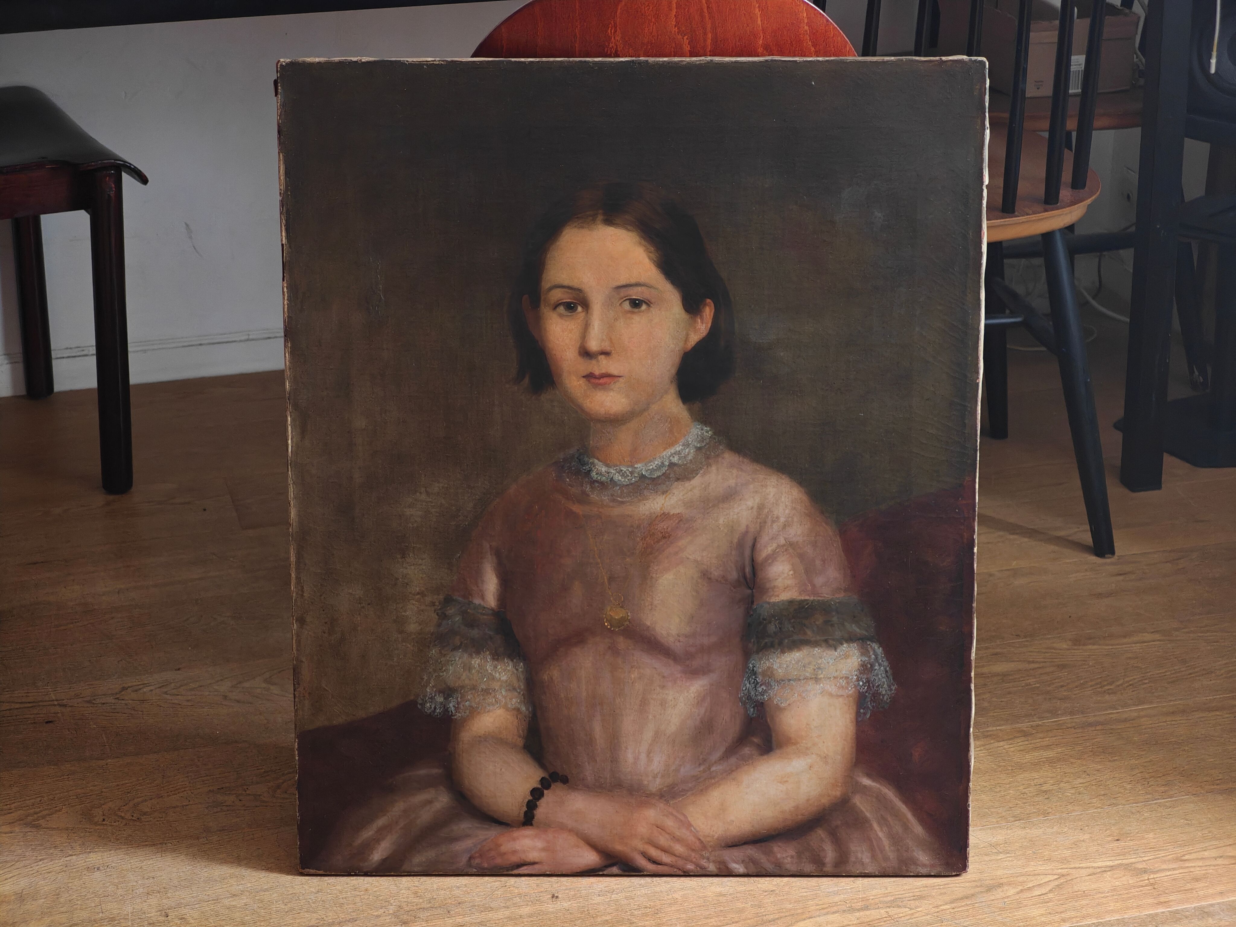 ancient portrait painting,