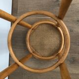 High stool in cannage