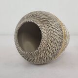 Stoneware vase signed Breugnot