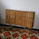 Tiki bar, rattan bar and two stools