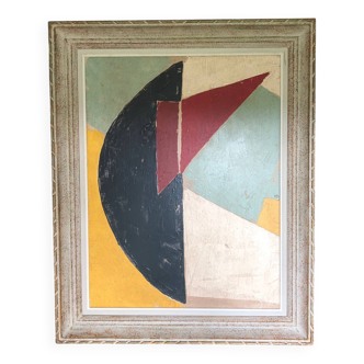 Peinture abstraite sur panneau