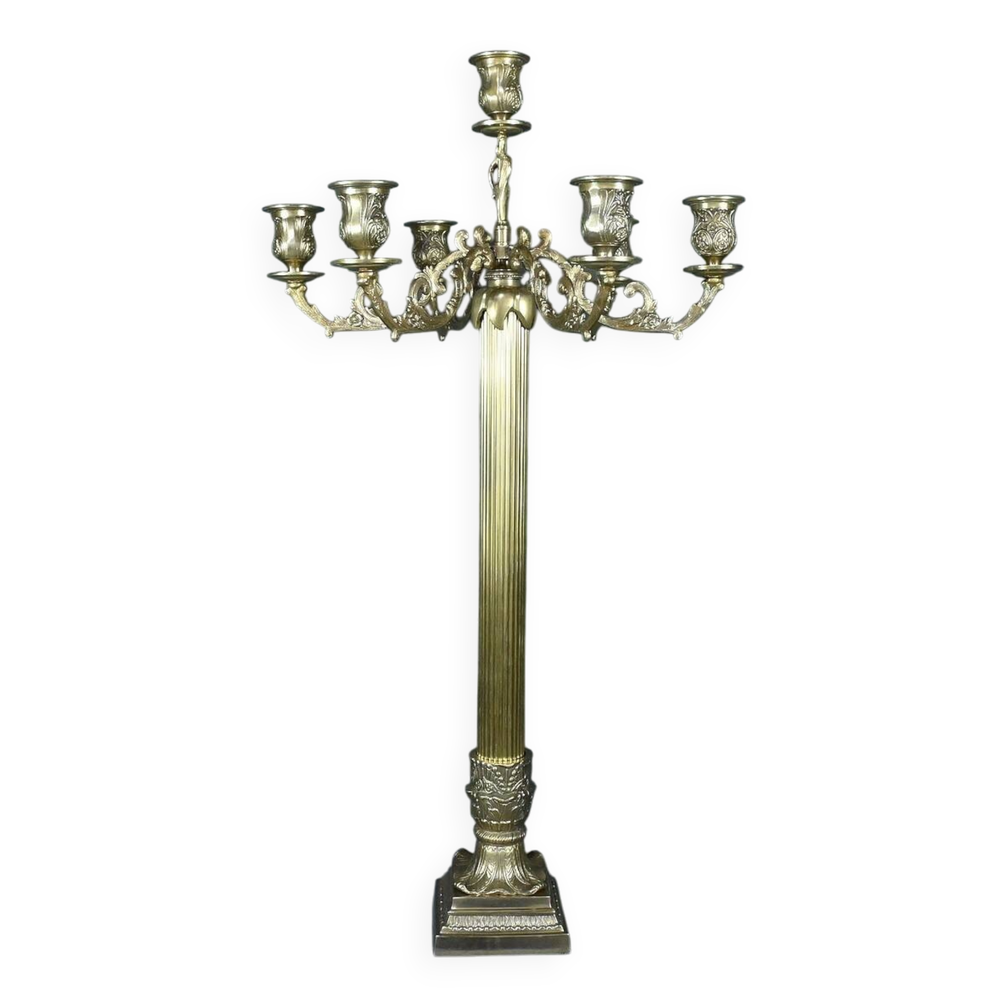 Important Bronze Candelabra, Louis XVI style – Late 19th century