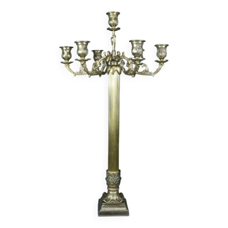 Important Candélabre en Bronze, style Louis XVI – Fin XIXe