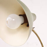 Brass and shrink paint table lamp from the 1950s