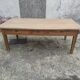 Old farmhouse table of 2x1 m and 8 places in beech and oak