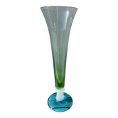 Multicolored Clichy glass vase