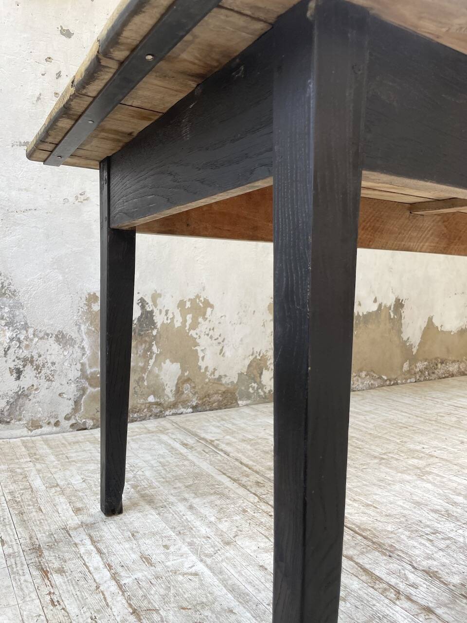 2m pine and oak farmhouse table