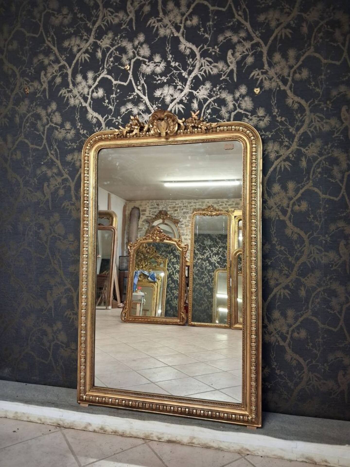 Mirror from the Louis Philippe era 157x98.