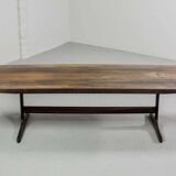 Large Fristho Dutch Design Rosewood Coffee Table for Topform, 1970s