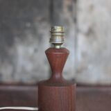 Scandinavian wooden lamp, vintage wooden lamp base, table lamp