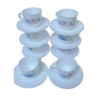 8 Arcopal espresso cups