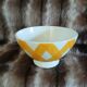 Old Sarreguemines bowl, Scottish pattern.