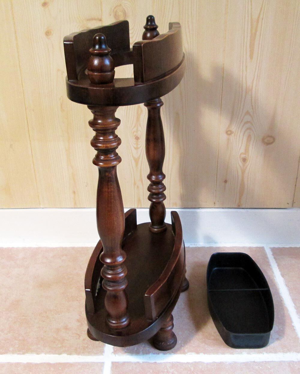 Wooden umbrella holder