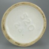 70s vase flower vase ceramic vase table vase ceramic white brown space age