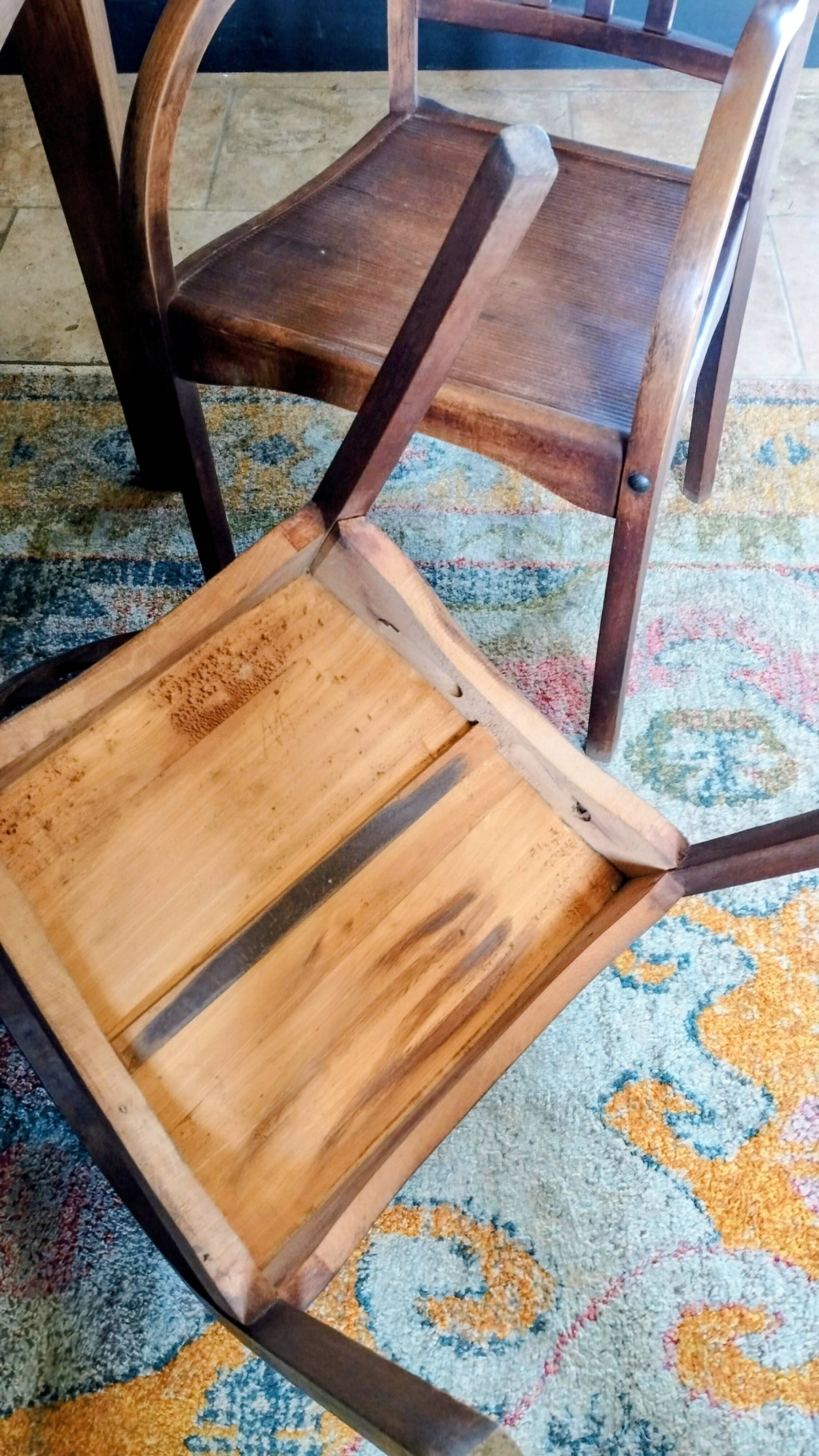 Pair of bistro chairs