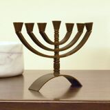 Bronze Menorah, made in Israel, 1970