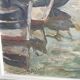 Oil painting on panel XXth