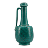 Wilhelm kage vase en céramique 'argenta' pour gustavsberg suède 1940s marqué