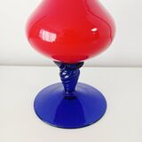 opaline single-flower vase