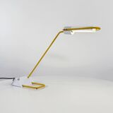 Lampe de bureau jaune de Candle, 1980