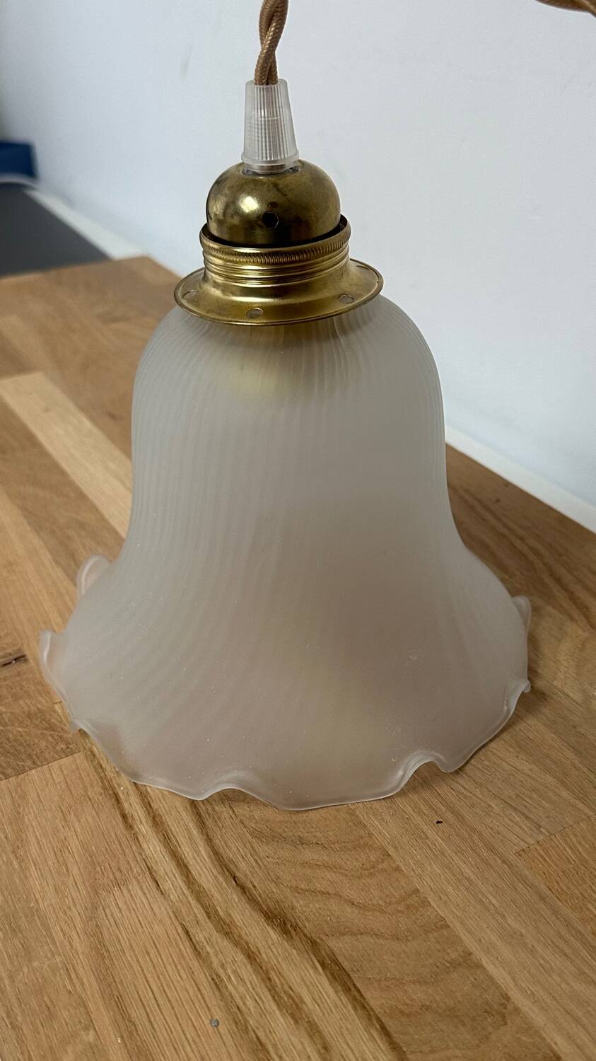 Vintage tulip portable lamp