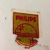 Vintage teak and opaline pendant lamp by Louis Kalff for Philips