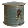 Japanese ceramic raku pot or tea box
