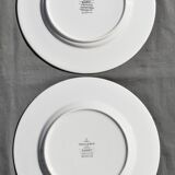 6 flat plates Villeroy & Boch basket model