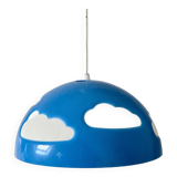 Vintage ikea Skojig blue pendant light