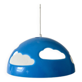 Vintage ikea Skojig blue pendant light