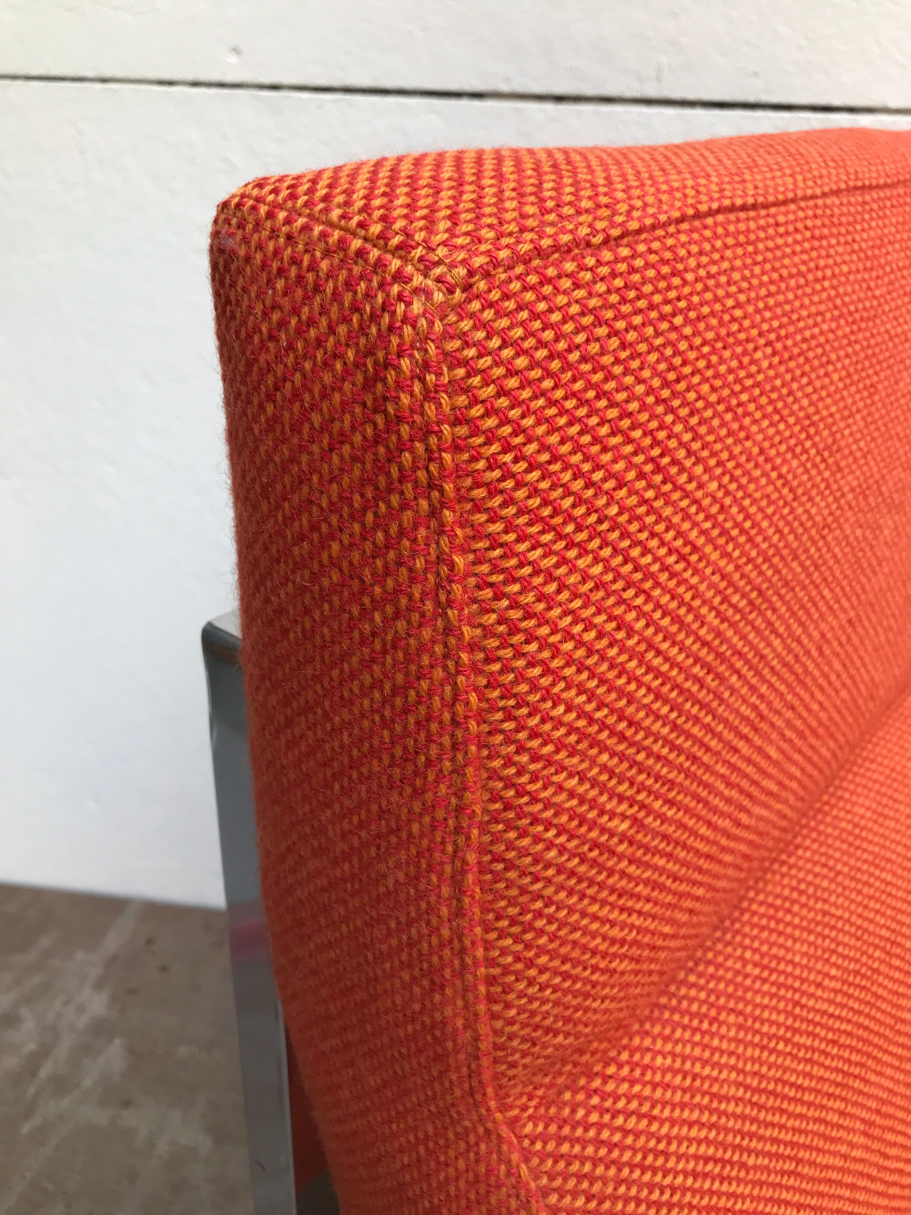Orange and vintage chrome heater
